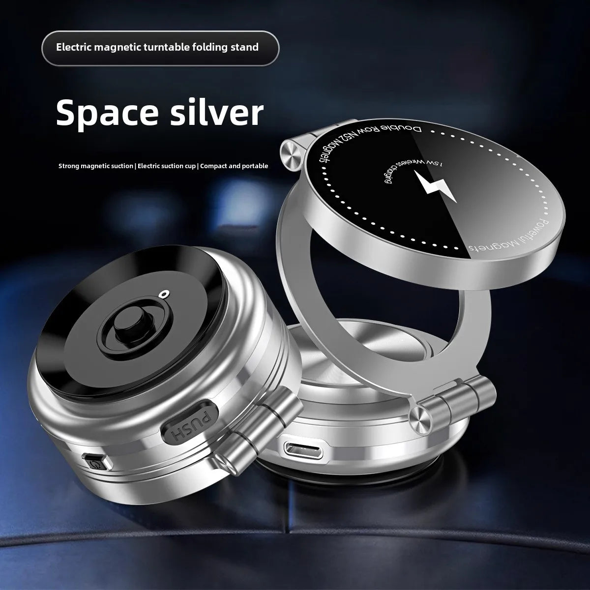 Magnetic Vacuum Adsorption Wireless Car Charger