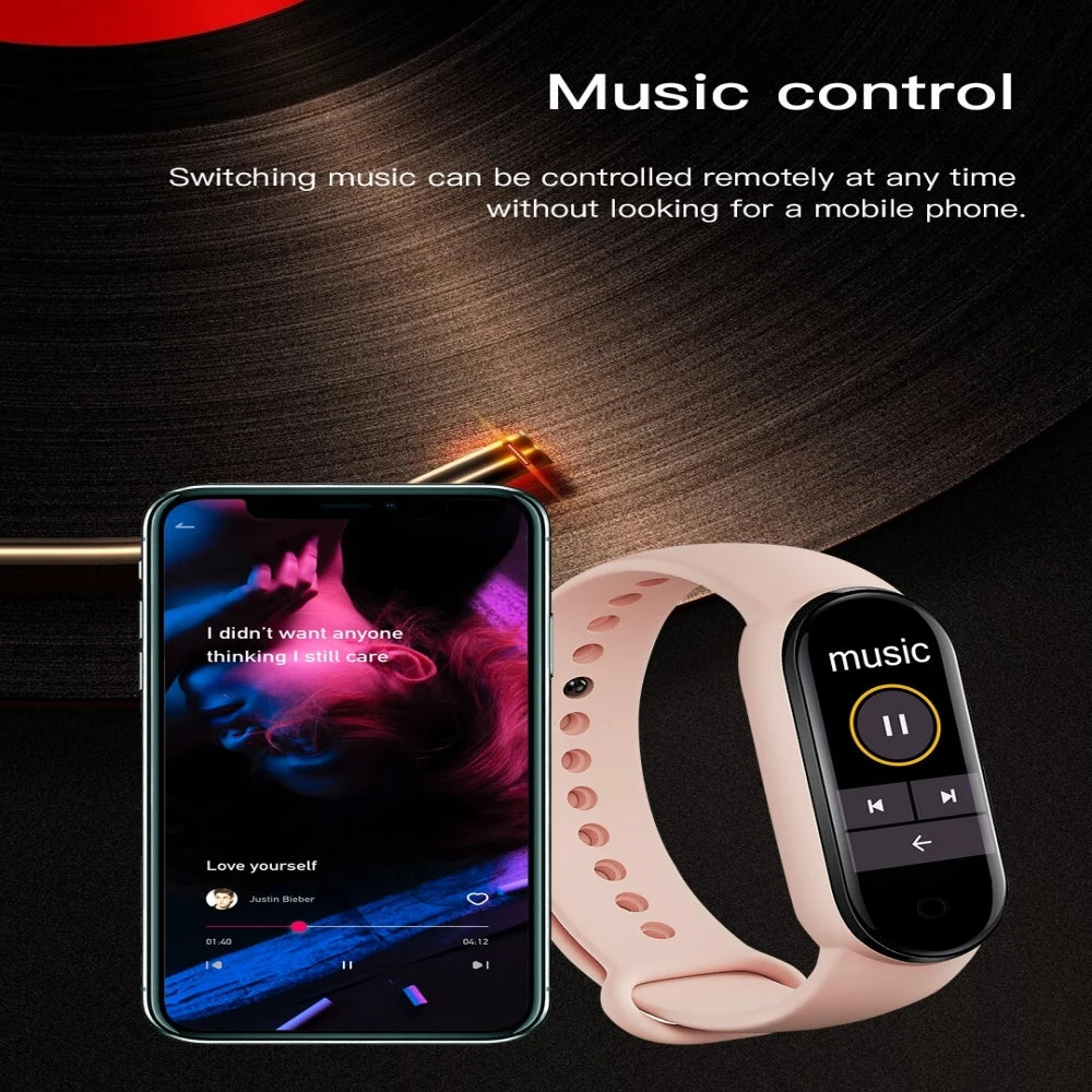 CHAONB M8 Smart Watch - USB Charging Fitness Tracker