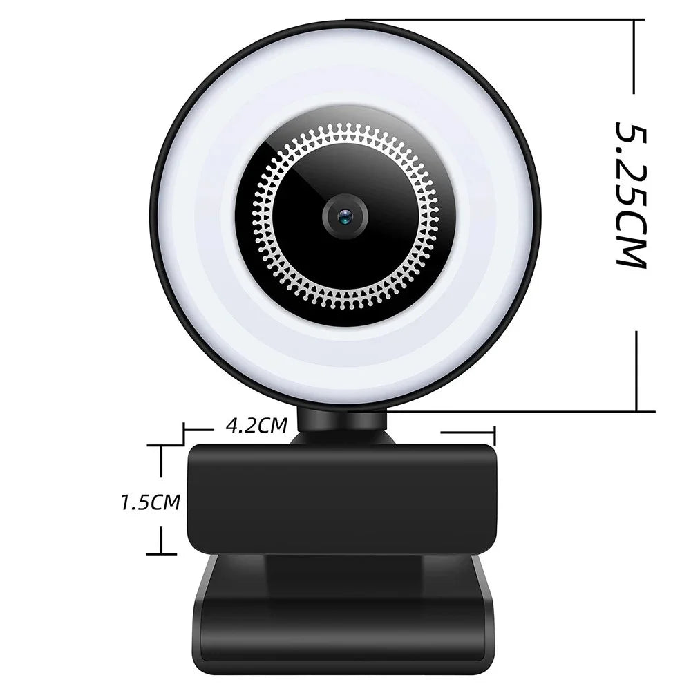 AEVYVKV 4K Micron Light Ultra-HD Webcam