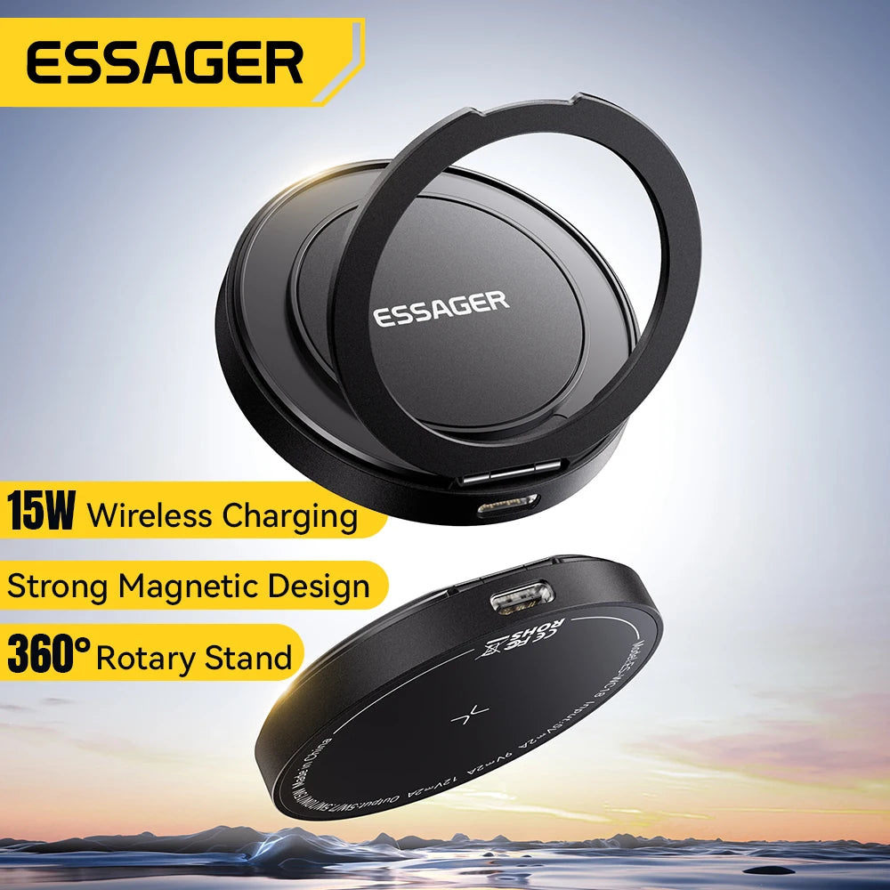 ESSAGER 3-in-1 Foldable Magnetic Wireless Charger