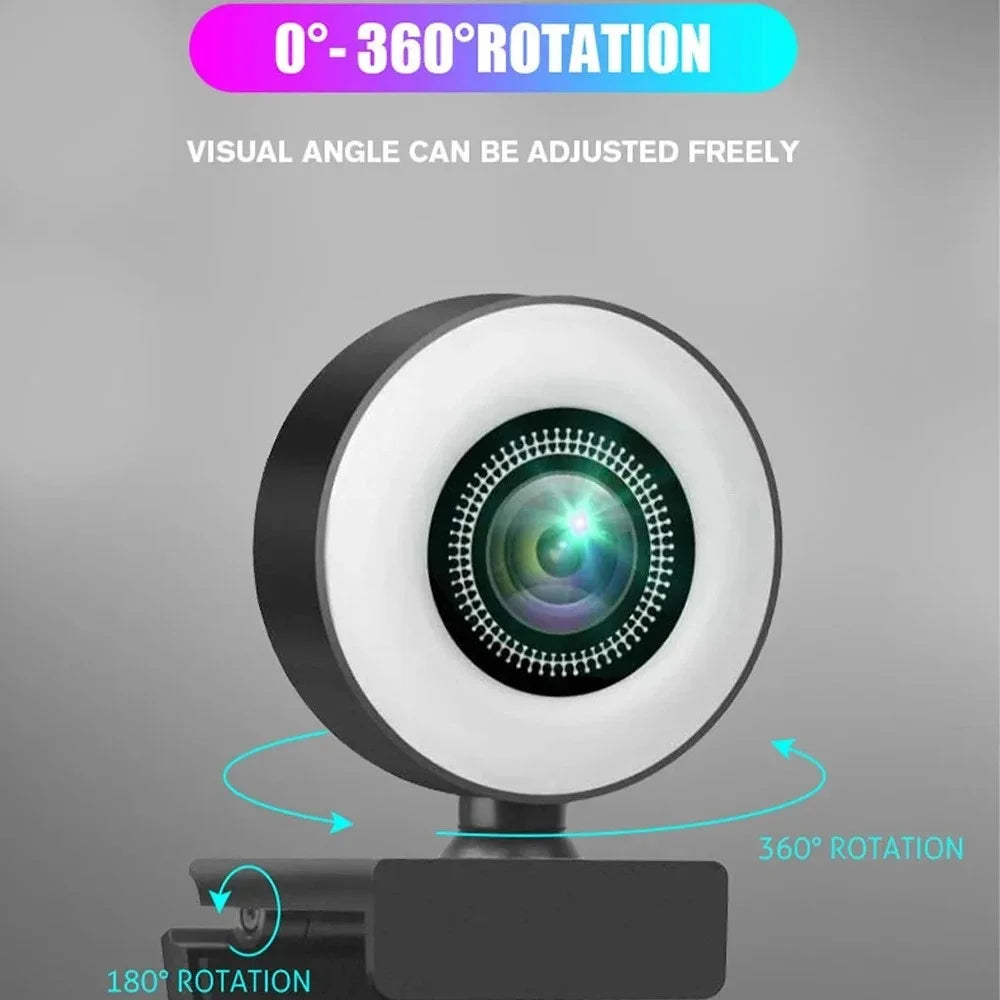 AEVYVKV 4K Micron Light Ultra-HD Webcam