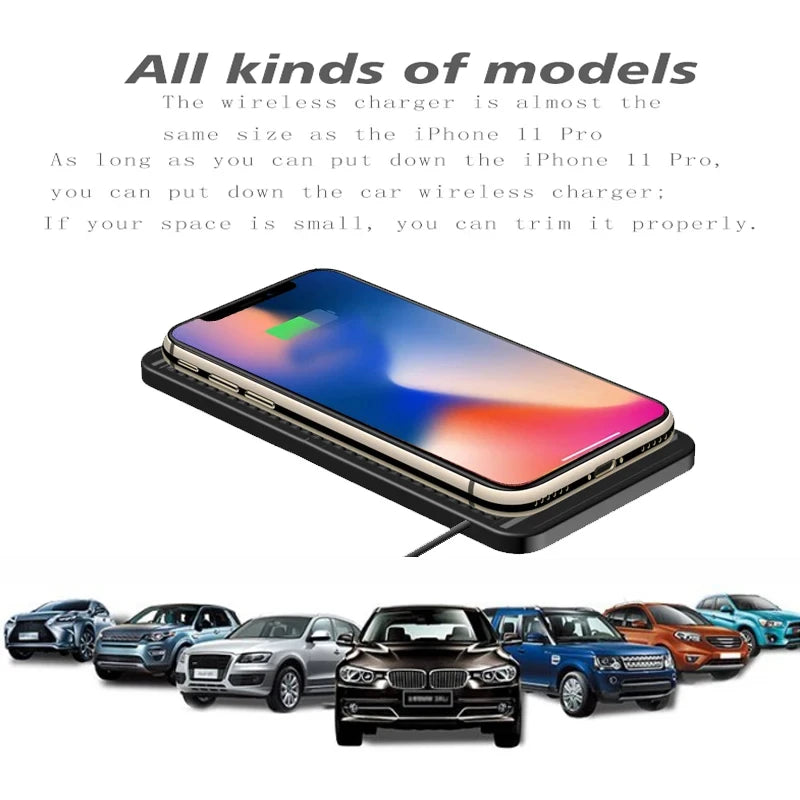 15W Qi Wireless Car Charger